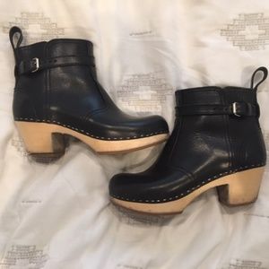Swedish Hasbeens Black Jodhpur Boots size 37